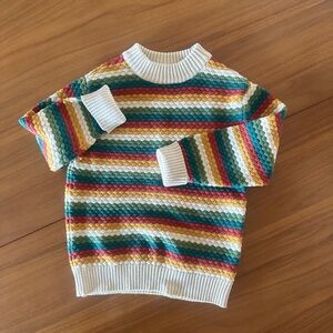 NEW Little Green Radicals Cozy Knit Sweater 100% Organic Cotton